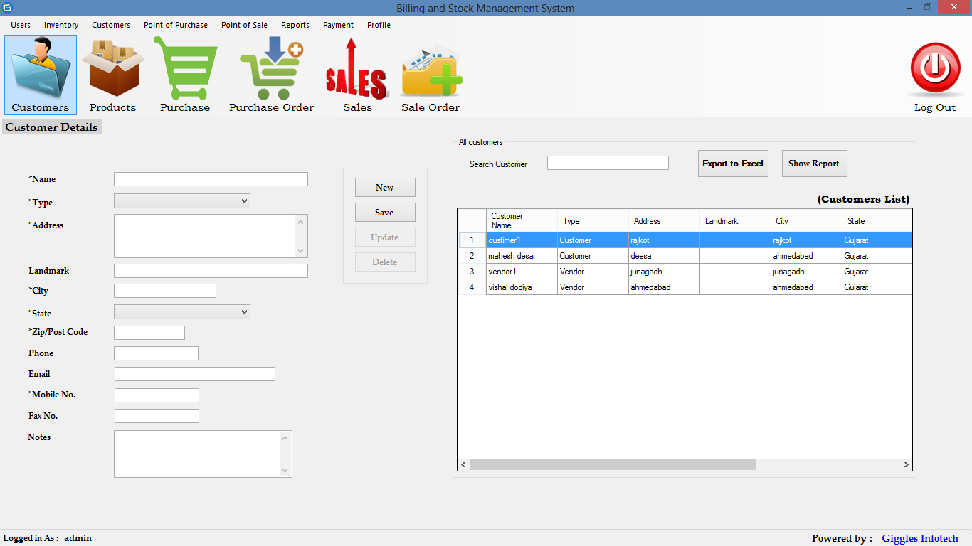 Billing And Stock System